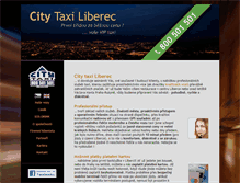 Tablet Screenshot of citytaxilbc.cz